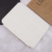 Чохол (книга) Smart Case Series with logo для Apple iPad Mini 6 (8.3") (2021), Білий / White