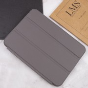 Чохол (книга) Smart Case Series with logo для Apple iPad Mini 6 (8.3") (2021), Сірий / Dark Gray