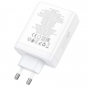 Зарядний пристрій Hoco N31 Glory PD100W (3Type-C/1USB), White