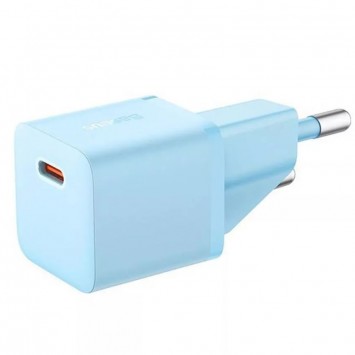 Зарядное устройство Baseus GaN5 Fast Charger (mini) 1C 20W (CCGN05010), Blue - Сетевые зарядные устройства (220 В) - изображение 1