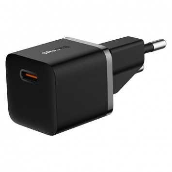 Зарядное устройство Baseus GaN5 Fast Charger (mini) 1C 20W (CCGN05010), Black - Сетевые зарядные устройства (220 В) - изображение 1