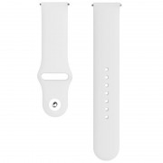 Силиконовый ремешок Sport для Smart Watch 20mm, Белый / White