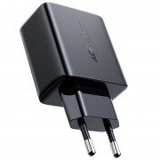 Зарядний пристрій Acefast A5 PD32W GaN (USB-C+USB-A), Black