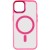 Чохол TPU Iris with MagSafe для Apple iPhone 13 (6.1"), Малиновый
