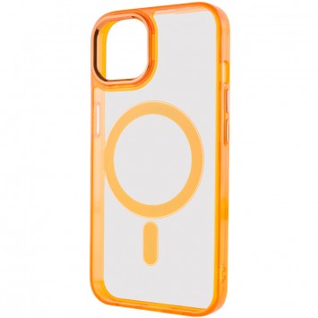 Чехол TPU Iris with MagSafe для iPhone 13 (6.1"), Оранжевый - Чехлы для iPhone 13 - изображение 2