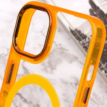 Чехол TPU Iris with MagSafe для iPhone 13 (6.1"), Оранжевый - Чехлы для iPhone 13 - изображение 5