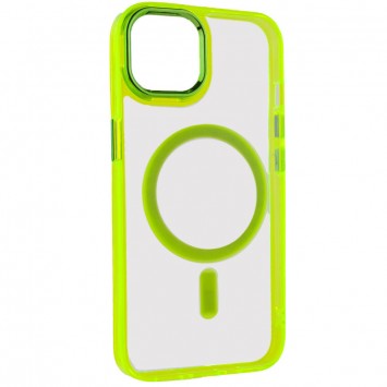 Чохол TPU Iris with MagSafe для Apple iPhone 13 (6.1"), Жовтий - Чохли для iPhone 13 - зображення 2 