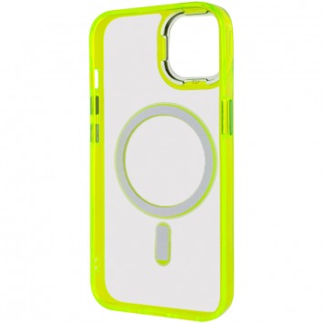 Чохол TPU Iris with MagSafe для Apple iPhone 13 (6.1"), Жовтий - Чохли для iPhone 13 - зображення 3 