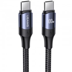 USB кабель с быстрой зарядкой USAMS US-SJ526 U71 Type-C to Type-C PD 100W (3m)