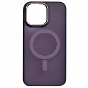 Чехол TPU+PC Lily with MagSafe для Apple iPhone 14 Pro Max (6.7"), Deep Purple