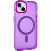 Чохол TPU+PC Lily with MagSafe для Apple iPhone 15 (6.1"), Purple