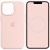 Чехол Silicone case (AAA) full with Magsafe and Animation для Apple iPhone 14 Pro Max (6.7"), Розовый / Chalk Pink