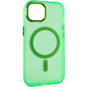 Чохол TPU+PC Lily with MagSafe для Apple iPhone 15 (6.1"), Neon Green