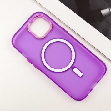 Чехол TPU+PC Lily with MagSafe для Apple iPhone 15 (6.1"), Purple - iPhone 15 - изображение 3