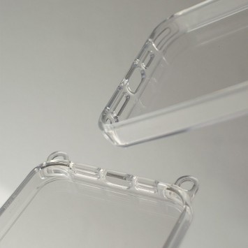 Чохол TPU Transparent with Straps для Apple iPhone 12 Pro Max (6.7"), Fog - Чохли для iPhone 12 Pro Max - зображення 2 