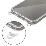 Чехол TPU Transparent with Straps для Apple iPhone 12 Pro Max (6.7"), Fog