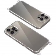 Чехол TPU Transparent with Straps для Apple iPhone 12 Pro Max (6.7"), Fog