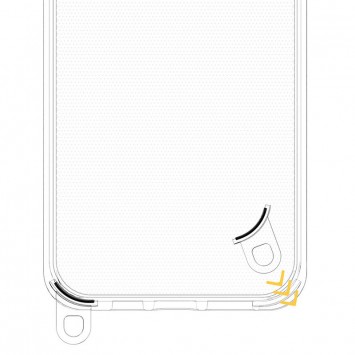 Чехол TPU Transparent with Straps для Apple iPhone 15 Pro (6.1"), Fog - iPhone 15 Pro - изображение 5