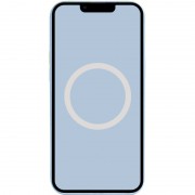 Чехол Silicone case (AAA) full with Magsafe and Animation для Apple iPhone 14 Pro (6.1"), Голубой / Sky