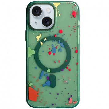 Чохол TPU+PC Flush with MagSafe для Apple iPhone 14 (6.1"), Dark green