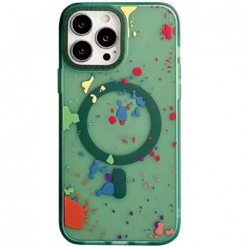 Чохол TPU+PC Flush with MagSafe для Apple iPhone 14 Pro (6.1"), Dark green