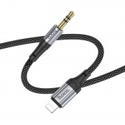 Аудіо кабель Aux Hoco UPA26 Fresh Lightning to 3.5mm (1m), Чорний