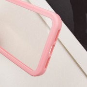 TPU чехол Transparent + Colour 1,5mm для Apple iPhone 15 (6.1"), Pink