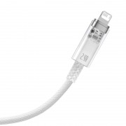 Дата кабель Baseus Explorer USB to Lightning 2.4A with Smart Temperature Control (1m) (CATS01000), Белый