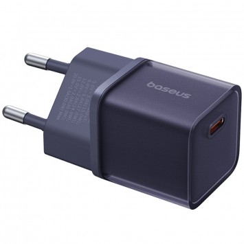 Зарядний пристрій Baseus GaN5S OS 1C 30W (P10162504), Midnight Purple - Мережеві ЗП (220 В) - зображення 1 