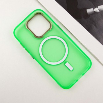 Чехол TPU+PC Lily with MagSafe для Apple iPhone 15 Pro (6.1"), Neon Green - iPhone 15 Pro - изображение 3