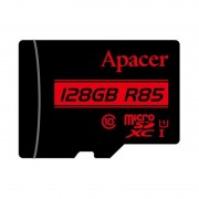 Карта пам'яті Apacer microSDXC (UHS-1) 128Gb class 10 R85MB/s (без адаптера), Black