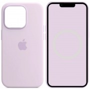 Чохол Silicone case (AAA) full with Magsafe and Animation для Apple iPhone 14 Pro Max (6.7"), Бузковий / Lilac