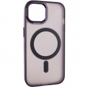 Чехол TPU+PC Lily with MagSafe для Apple iPhone 15 (6.1"), Dark Purple