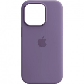 Чохол Silicone case (AAA) full with Magsafe and Animation для Apple iPhone 14 Pro (6.1"), Фіолетовий / Iris - Чохли для iPhone 14 Pro - зображення 1 