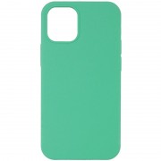 Чохол Silicone Case Full Protective (AA) NO LOGO для Apple iPhone 12 Pro Max (6.7"), Зелений / Spearmint