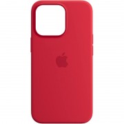 Чехол Silicone case (AAA) full with Magsafe and Animation для Apple iPhone 14 Pro Max (6.7"), Красный / Red