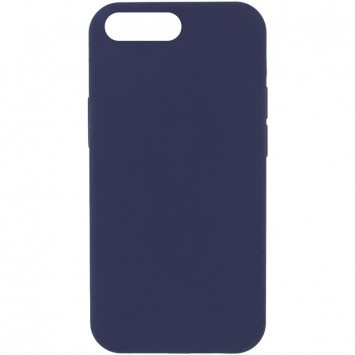 Чехол Silicone Case Full Protective (AA) NO LOGO для Apple iPhone 7 plus / 8 plus (5.5"), Темно-синий / Midnight blue