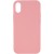 Чехол Silicone Case Full Protective (AA) NO LOGO для Apple iPhone X / XS (5.8"), Розовый / Pink