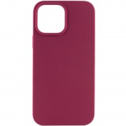 Чохол Silicone Case Full Protective (AA) NO LOGO для Apple iPhone 12 Pro Max (6.7"), Бордовий / Maroon