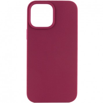 Чехол Silicone Case Full Protective (AA) NO LOGO для Apple iPhone 12 Pro Max (6.7"), Бордовый / Maroon