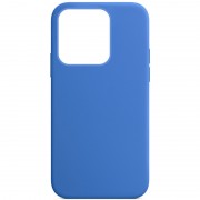 Чехол Silicone Case Full Protective (AA) NO LOGO для Apple iPhone 13 Pro (6.1"), Синий / Capri Blue