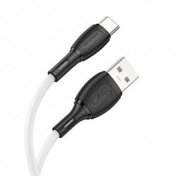 Дата кабель Borofone BX86 Advantage USB to Type-C (1m), Білий - Type-C кабелі - зображення 2 