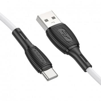 Дата кабель Borofone BX86 Advantage USB to Type-C (1m), Білий - Type-C кабелі - зображення 3 