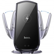 Автодержатель с БЗУ Hoco CA202 Plus, Black