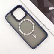 TPU+PC чехол Blueo Skin Friendly Frosted with MagSafe для Apple iPhone 15 Pro (6.1"), Синий