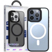 TPU+PC чохол Blueo Skin Friendly Frosted with MagSafe для Apple iPhone 14 Pro Max (6.7"), Чорний