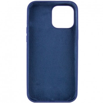 Чехол Silicone Case Full Protective (AA) NO LOGO для Apple iPhone 12 Pro / 12 (6.1"), Синий / Deep navy - Чехлы для iPhone 12 Pro - изображение 1