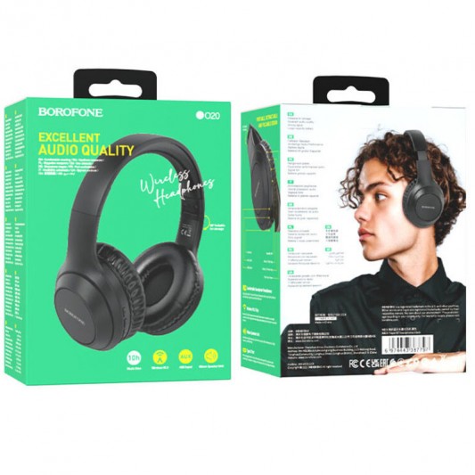 Bluetooth наушники BOROFONE BO20, Black - изображение 2