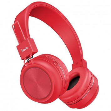 Червоні Bluetooth навушники HOCO W25