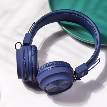 Bluetooth навушники HOCO W25, Синій - Bluetooth наушники - зображення 2 